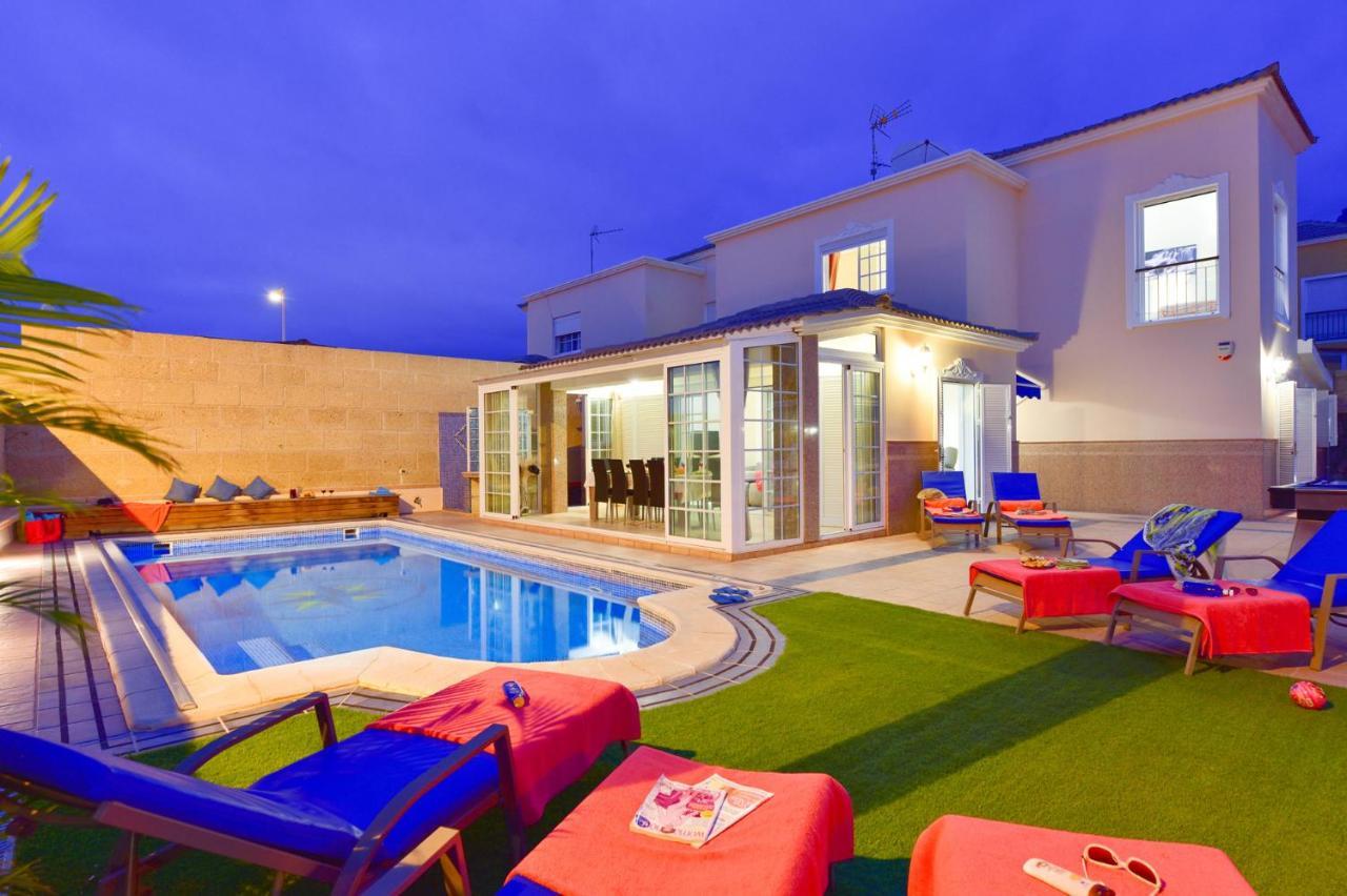 Villa Teide Sol Con Piscina Climatizada, Playa Fanabe, Costa Adeje Екстер'єр фото