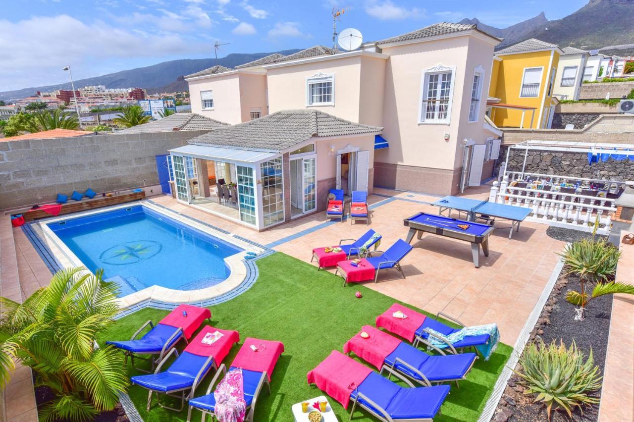 Villa Teide Sol Con Piscina Climatizada, Playa Fanabe, Costa Adeje Екстер'єр фото