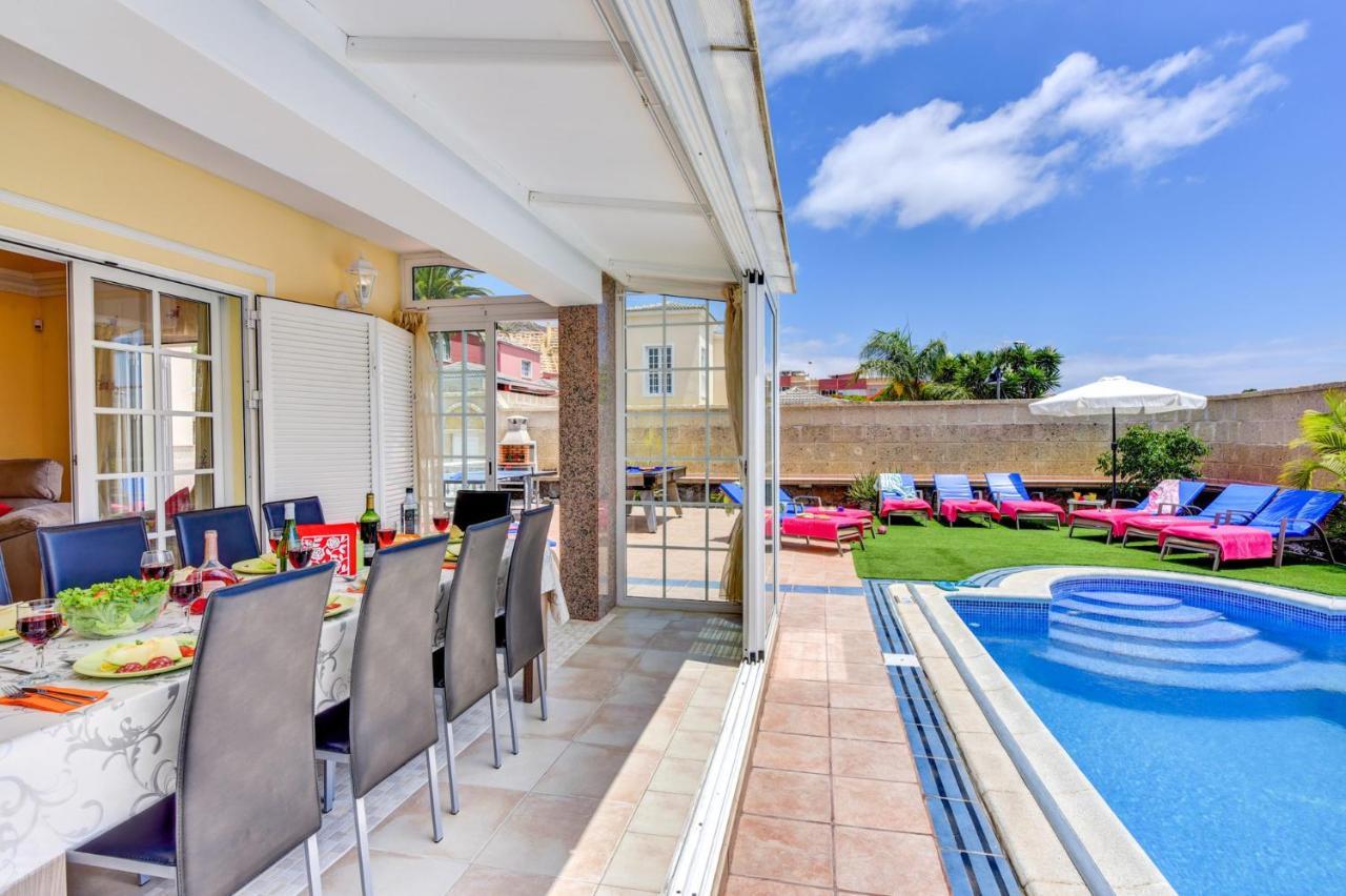 Villa Teide Sol Con Piscina Climatizada, Playa Fanabe, Costa Adeje Екстер'єр фото